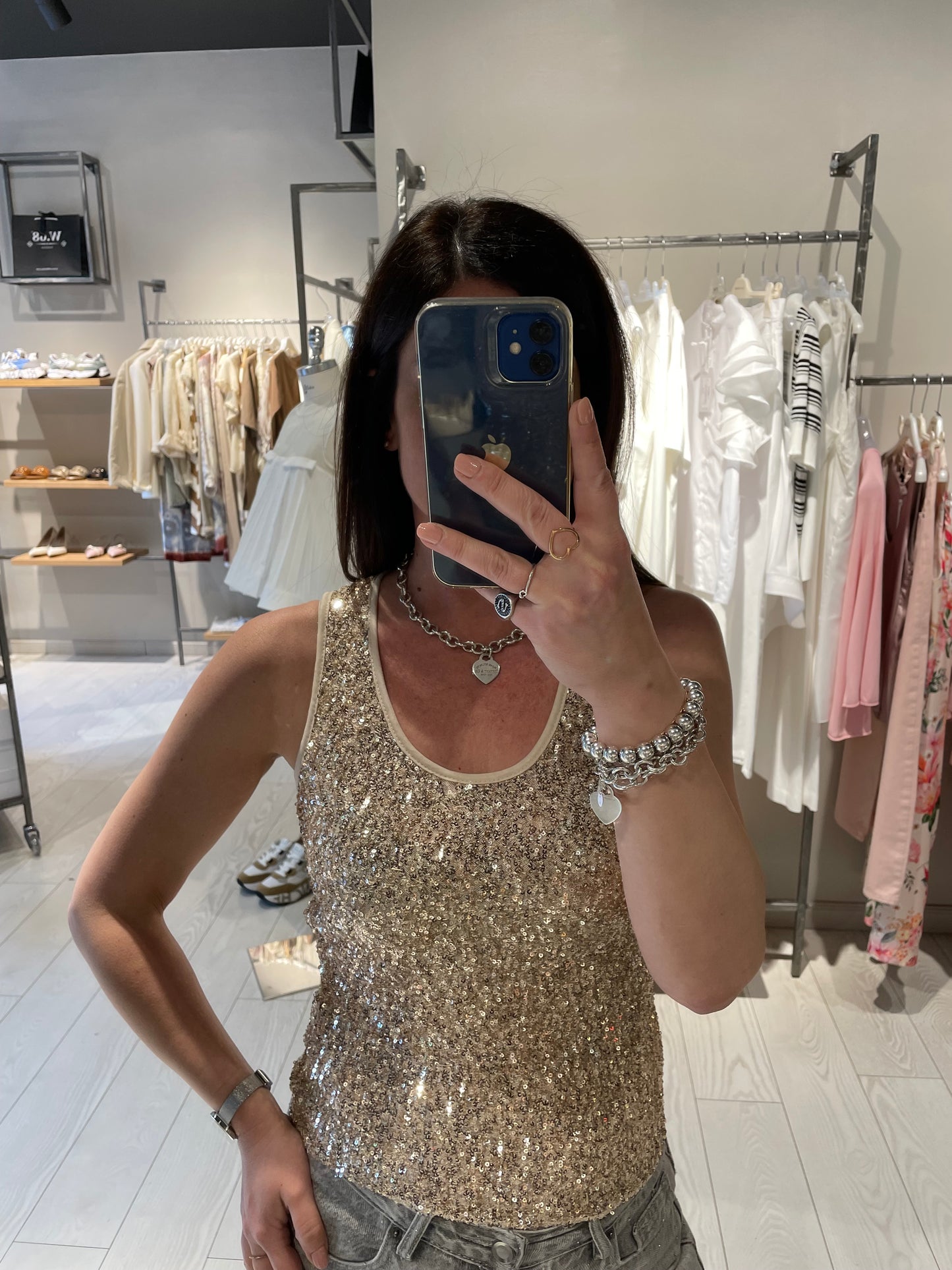 Top paillettes Susy Mix