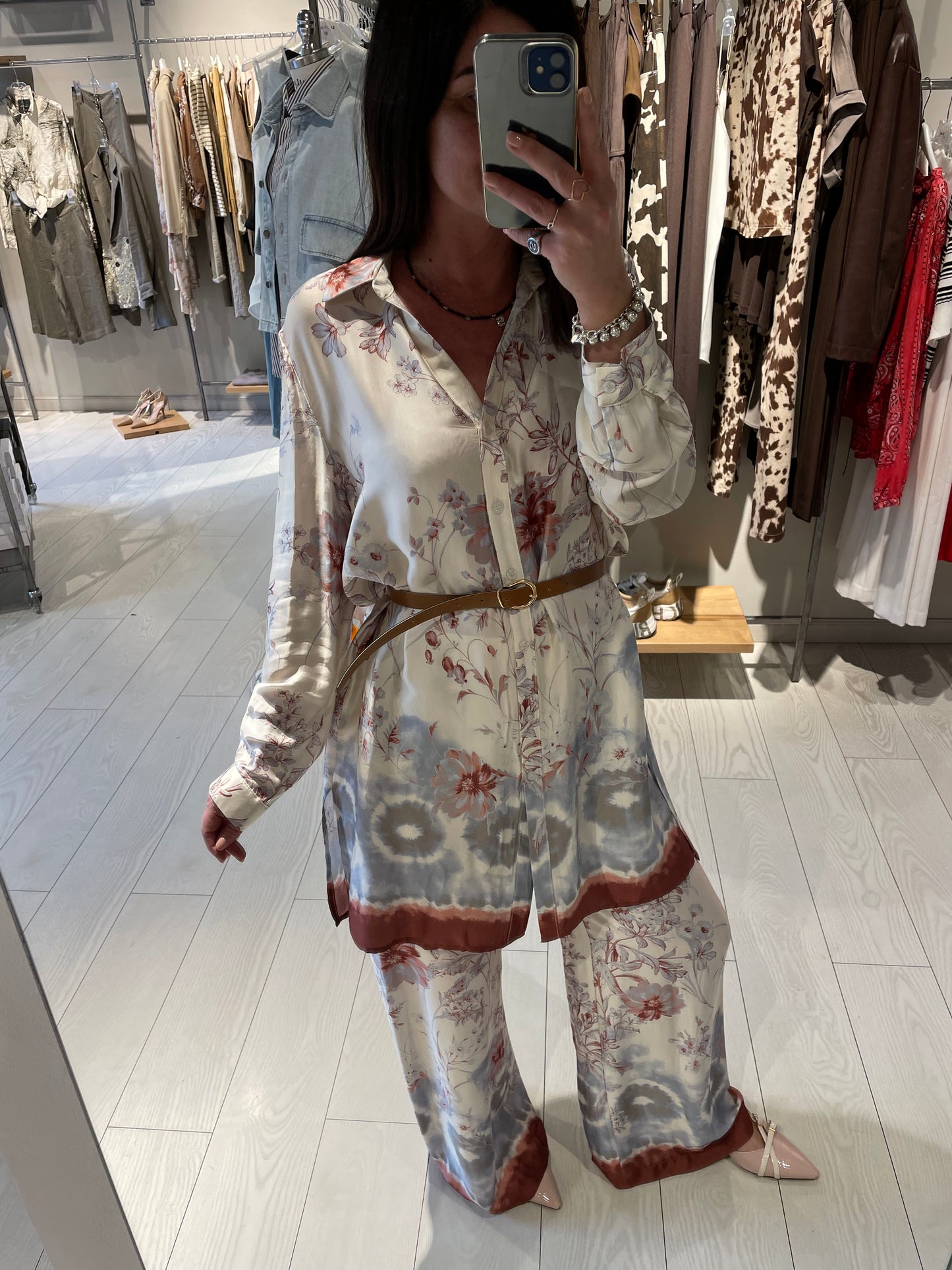 Camicia lunga fantasia