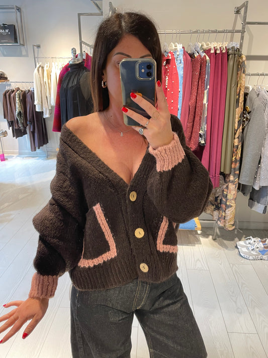 Cardigan bicolore Have One