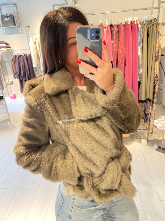 Pelliccia chiodo Souvenir Privèe