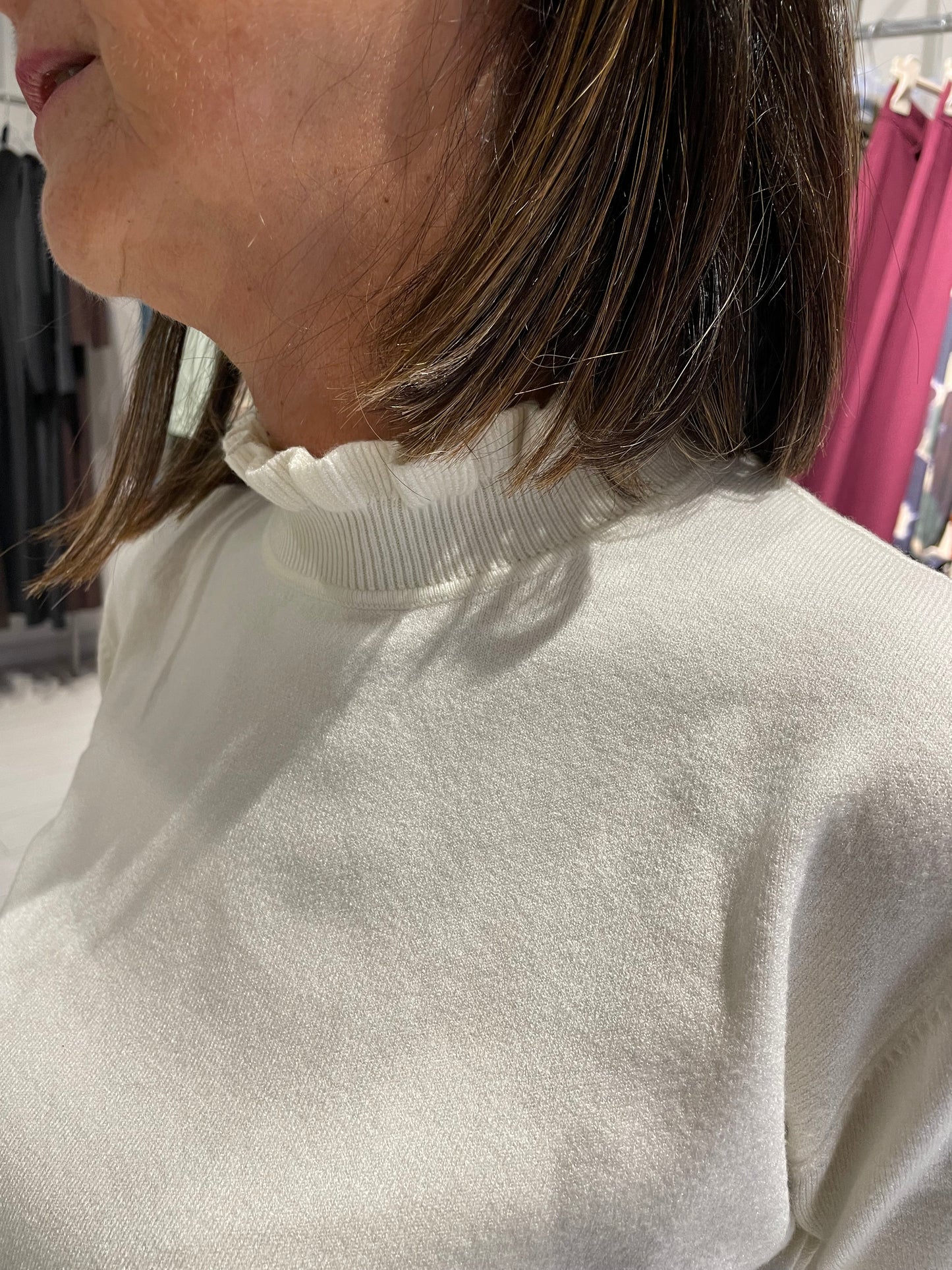 Maglia collo rouches Have One