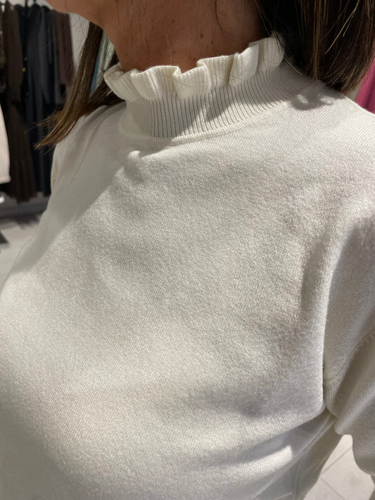 Maglia collo rouches Have One