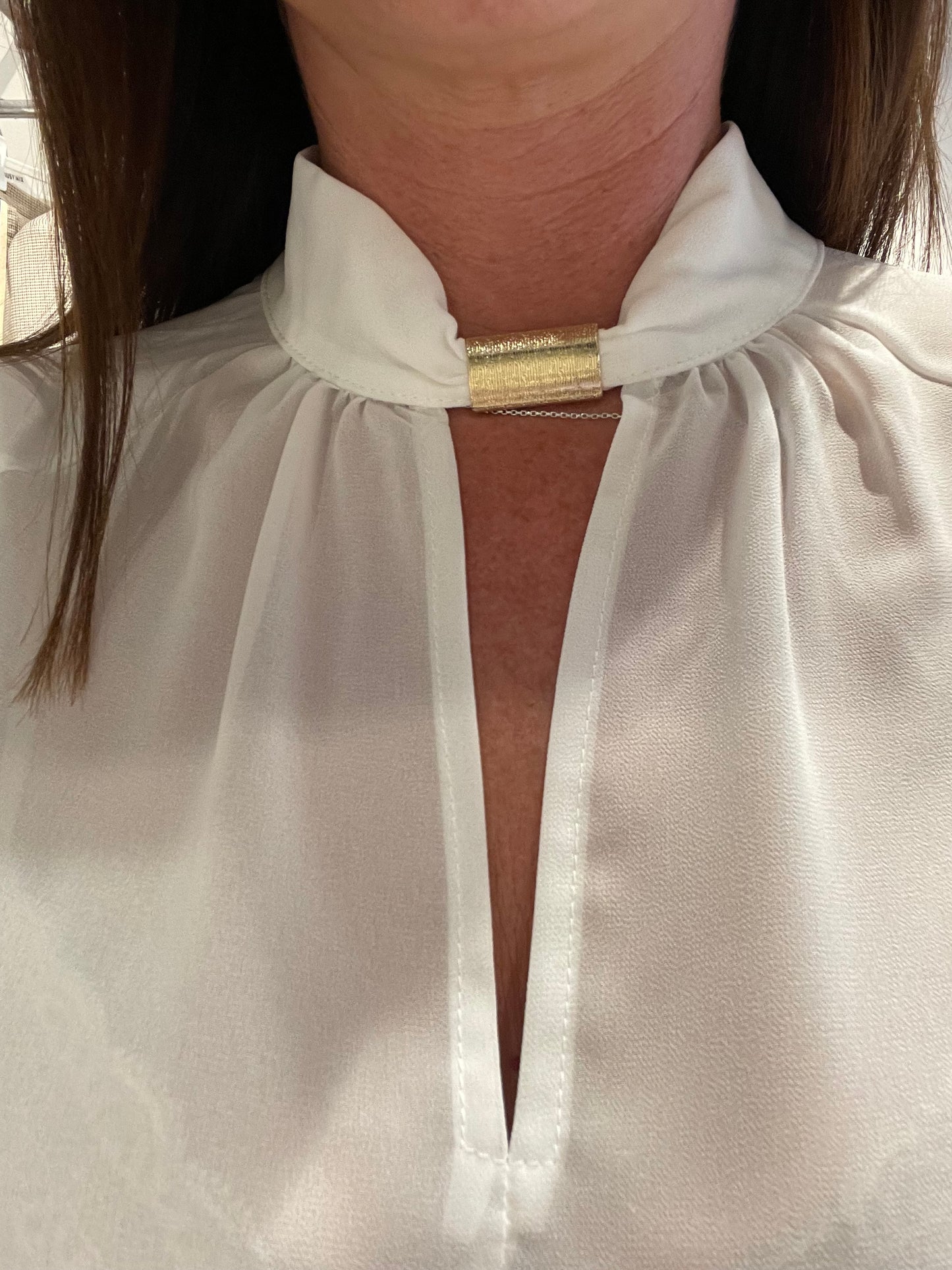 Blusa georgette accessorio Susy Mix