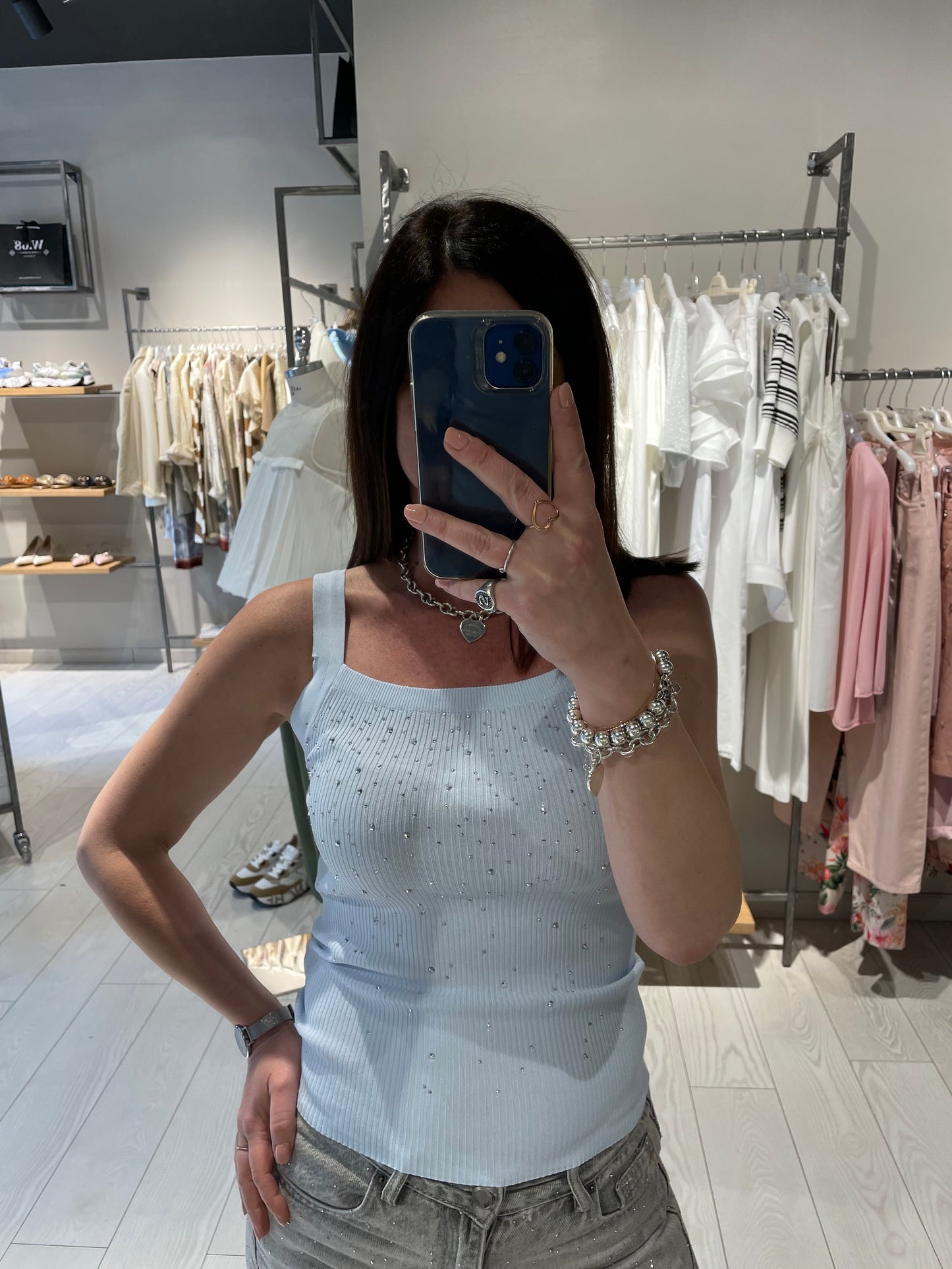 Canotta strass Susy Mix