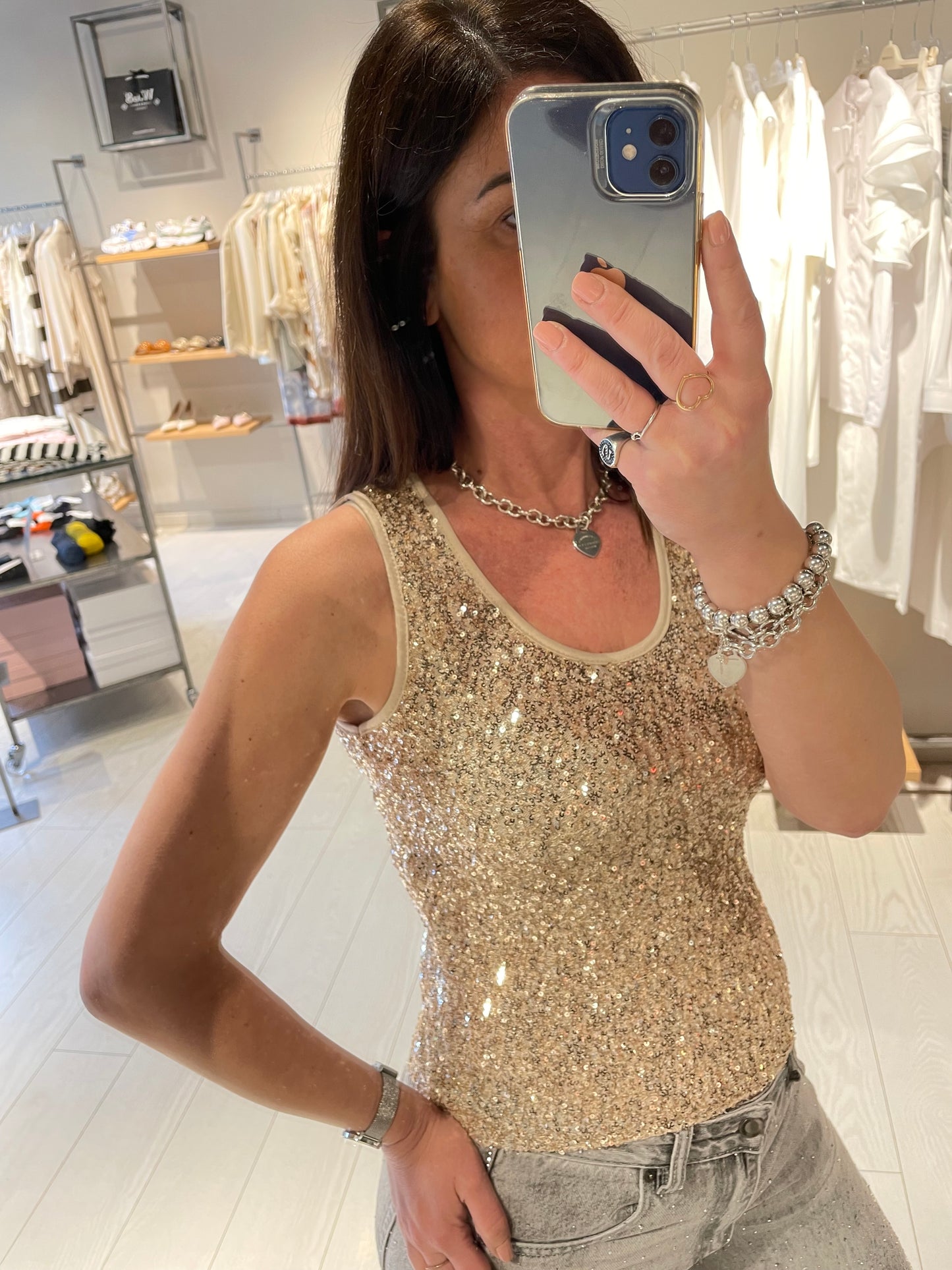 Top paillettes Susy Mix