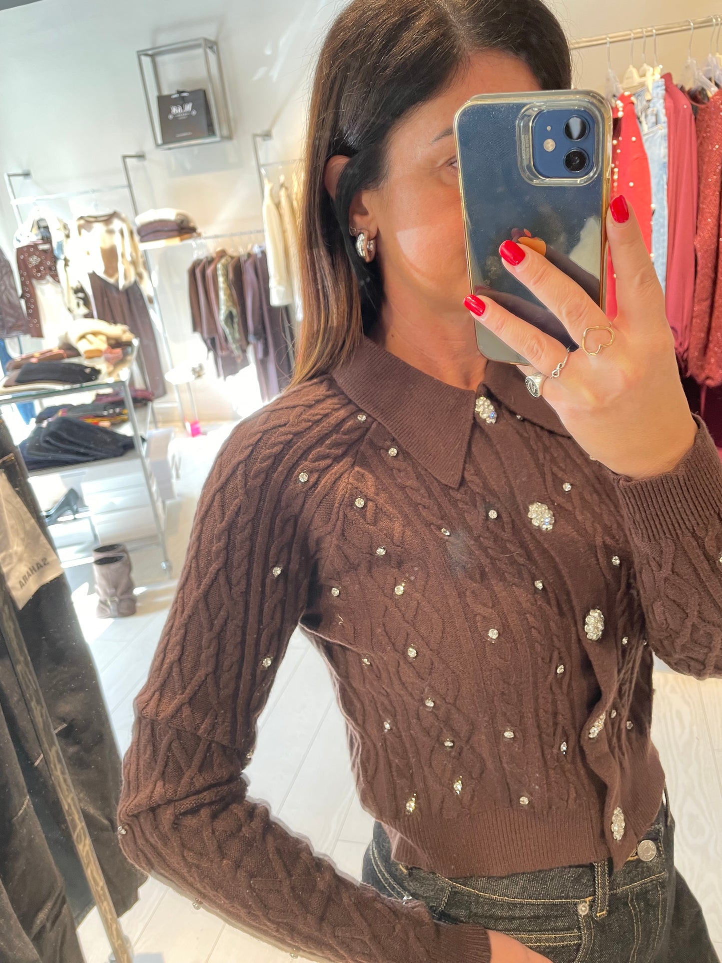 Giacca polo strass Have One