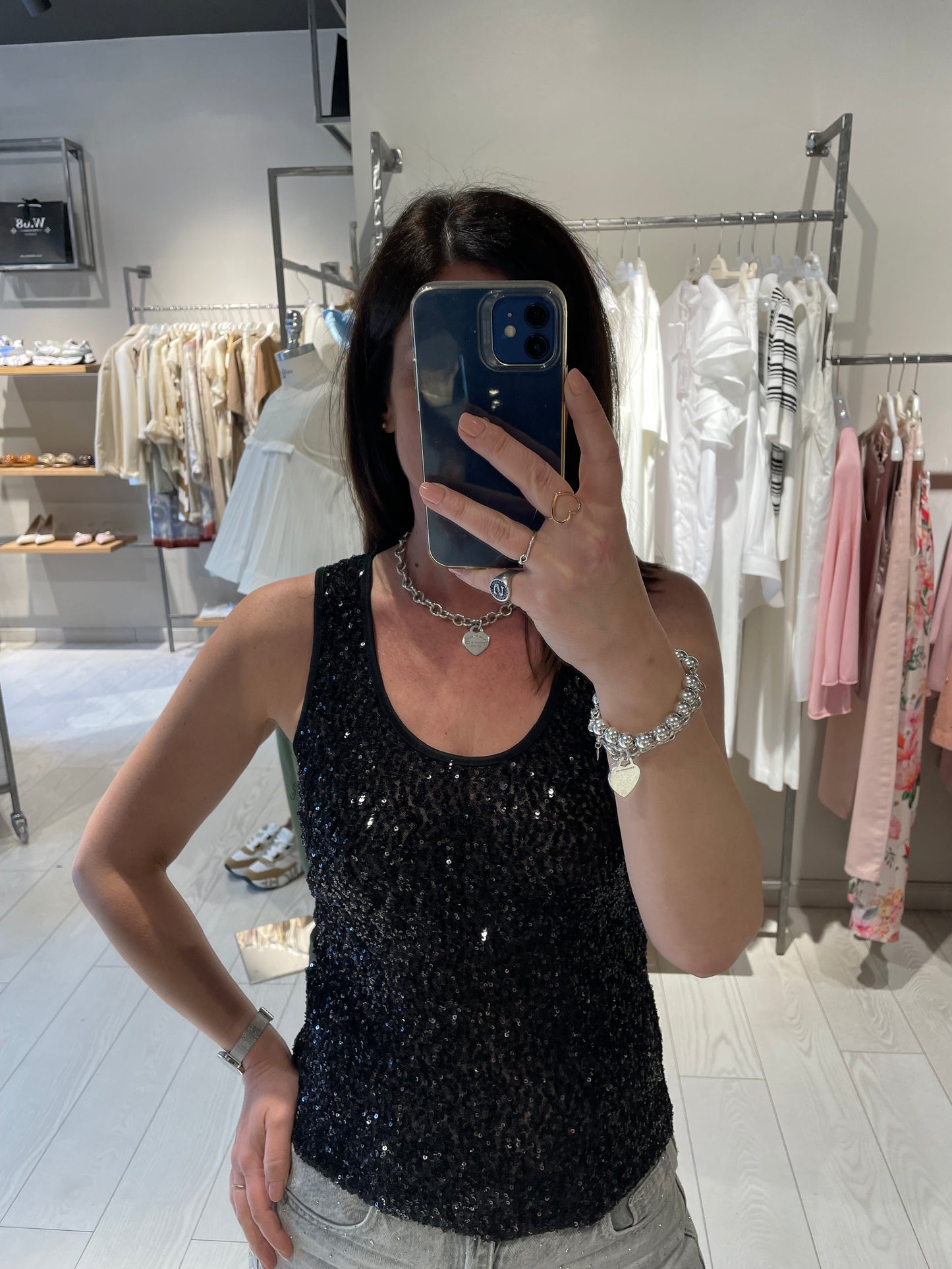 Top paillettes Susy Mix