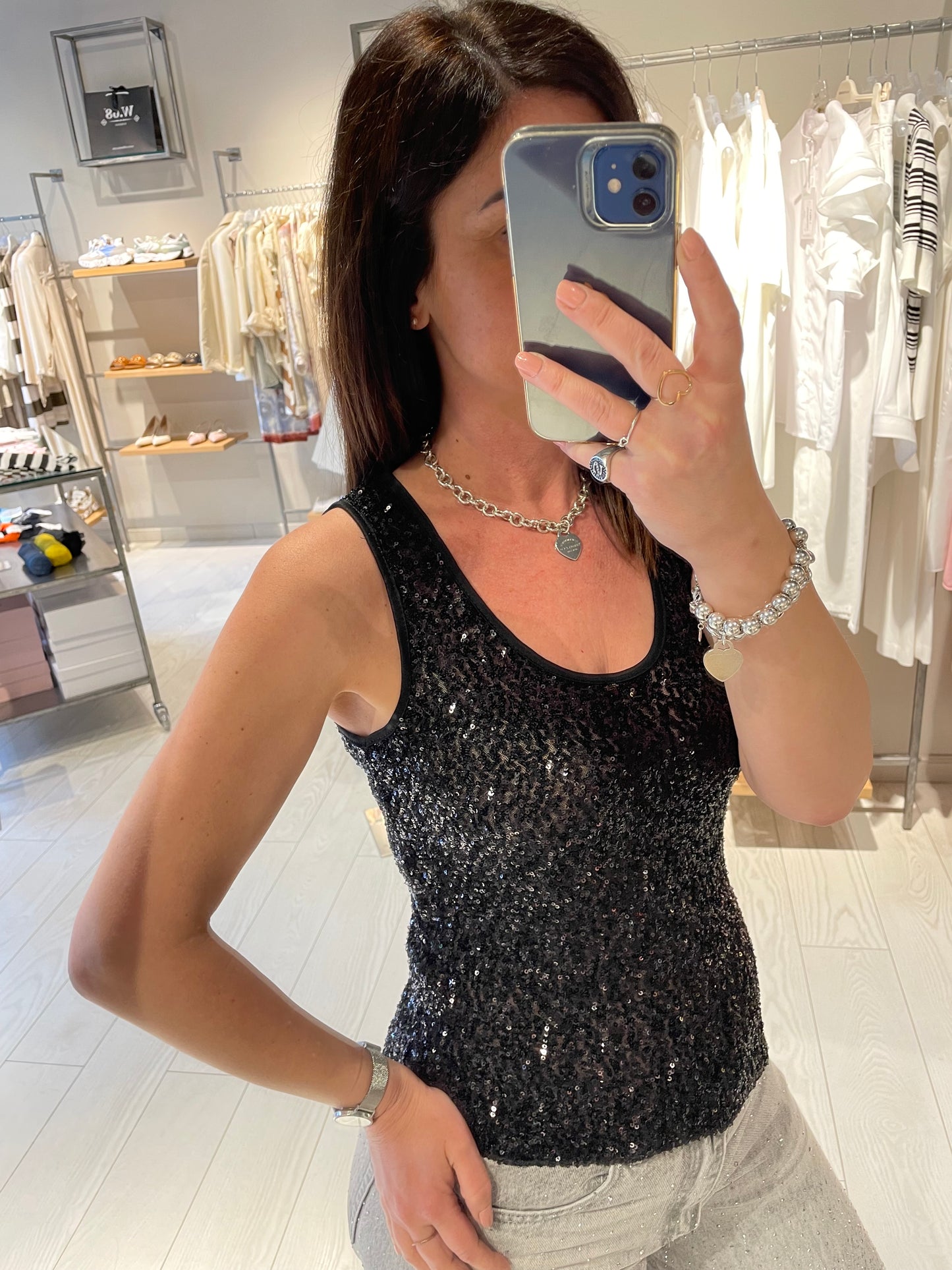Top paillettes Susy Mix