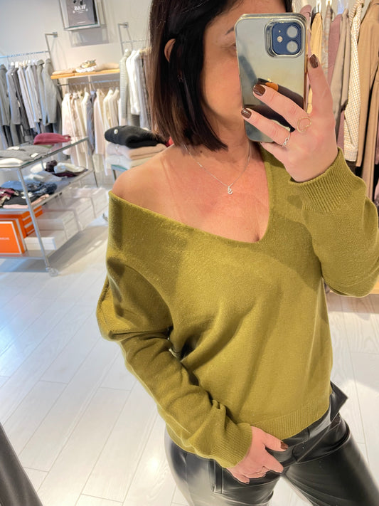 Maglia scollo V Souvenir Privèe