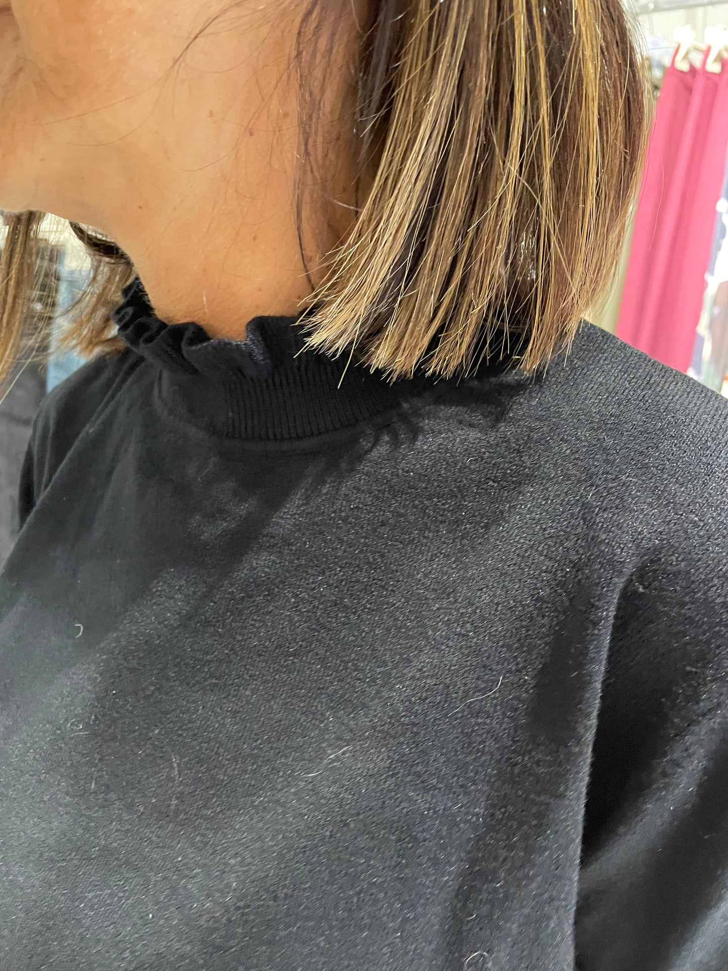 Maglia collo rouches Have One