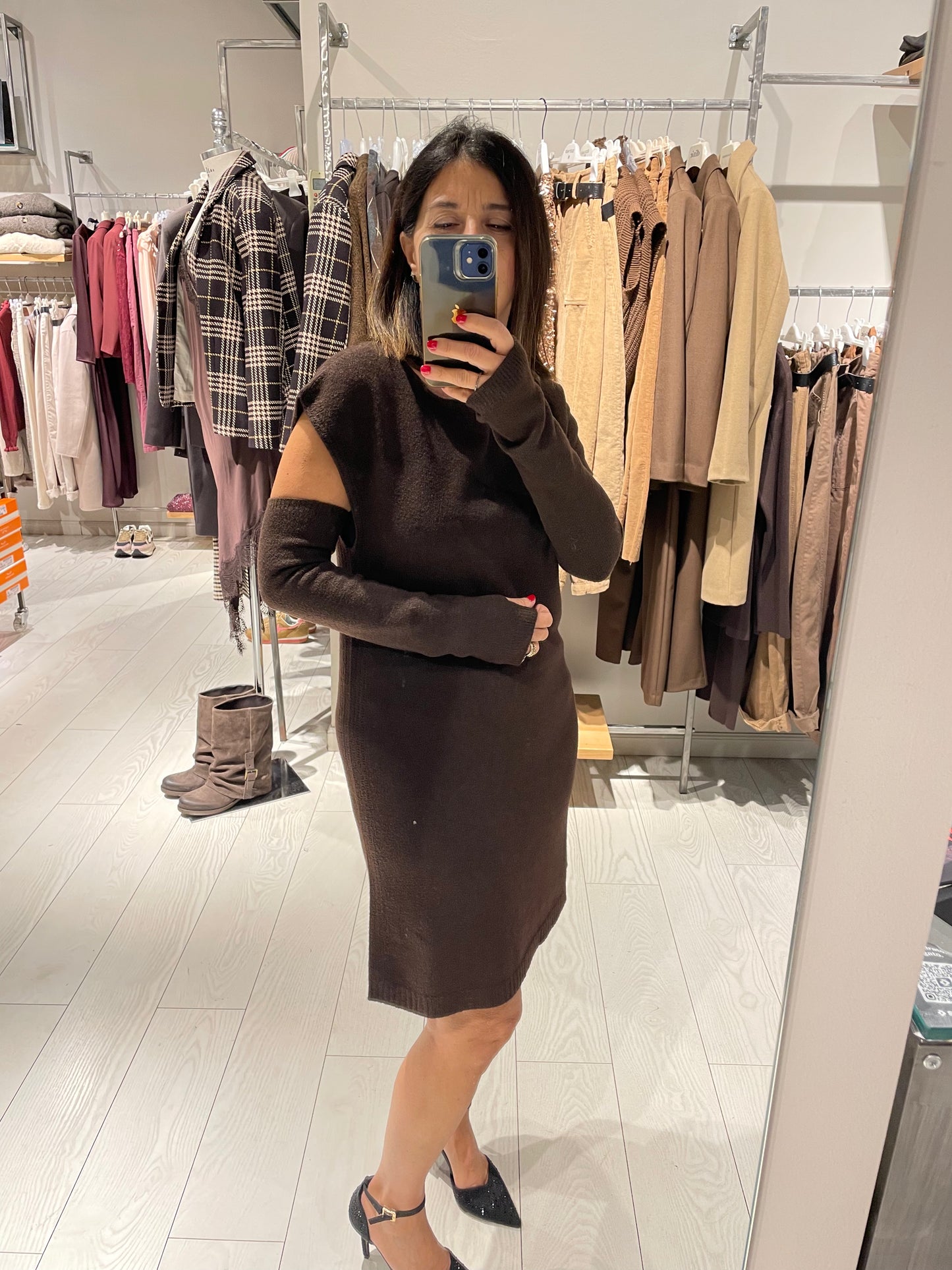 Abito con manicotti Susy Mix