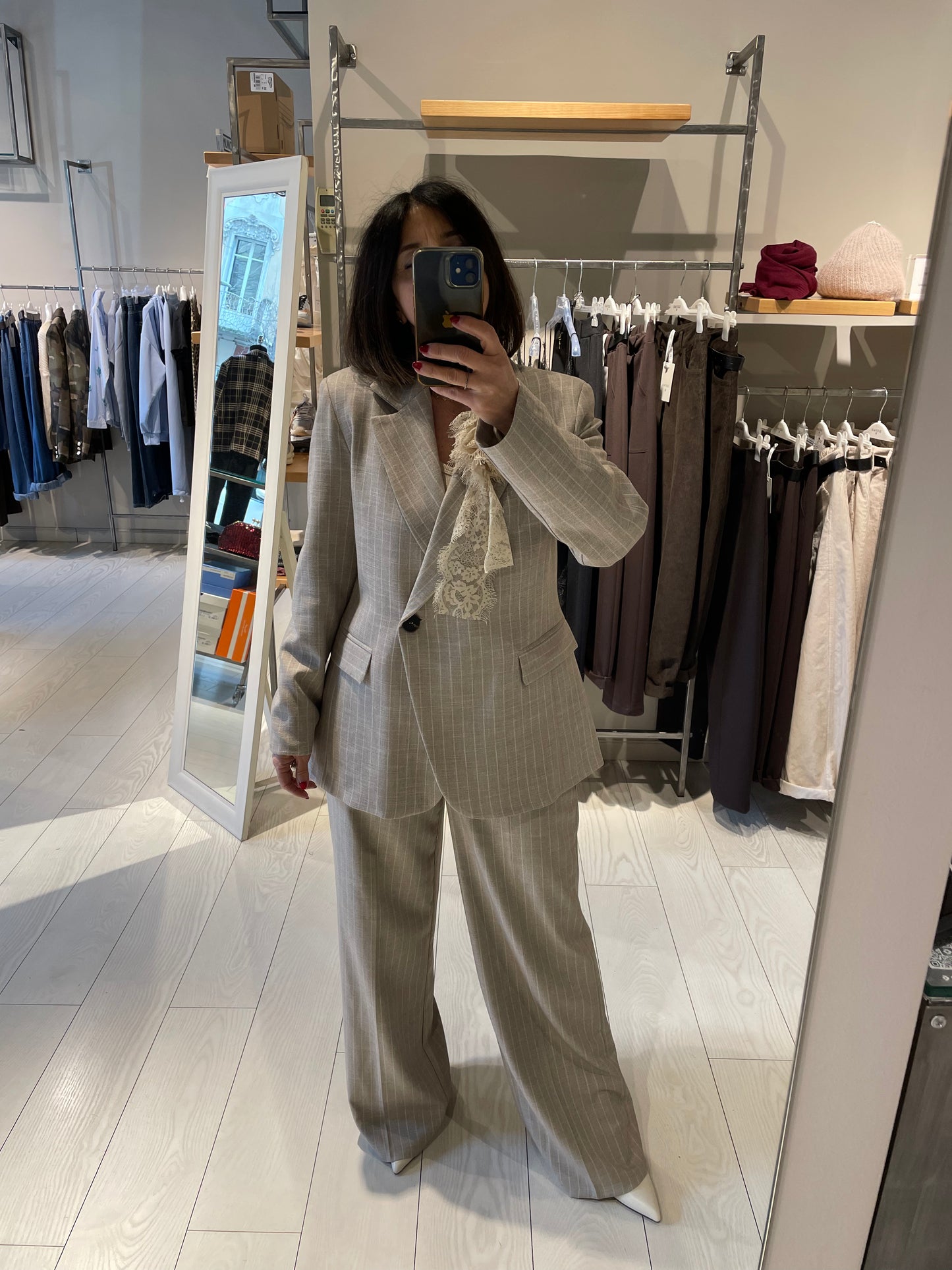 Giacca gessata Susy Mix