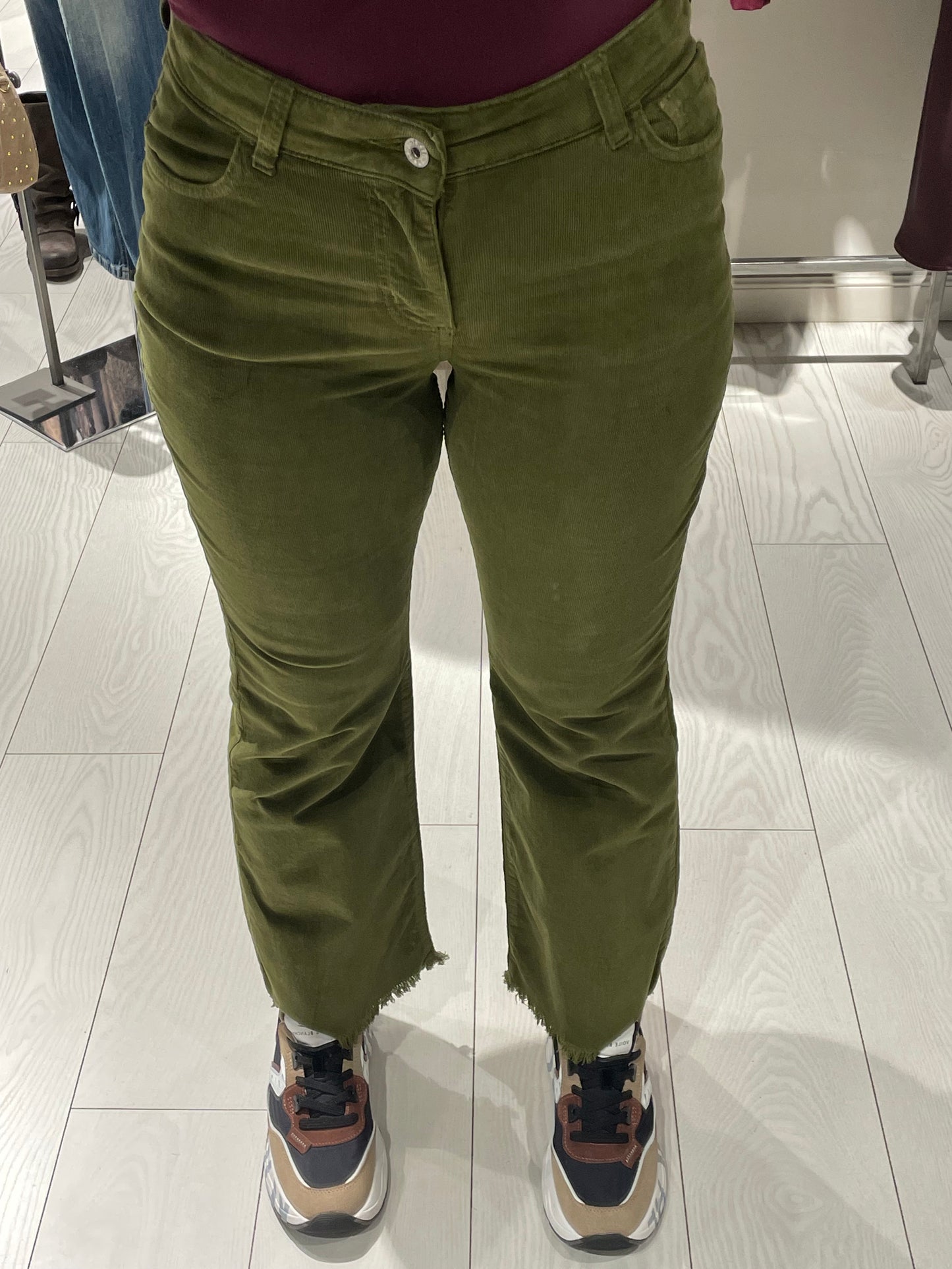 Pantalone flair velluto Dixie