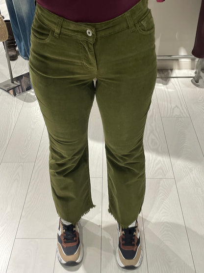 Pantalone flair velluto Dixie