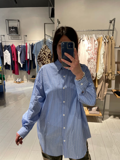 Camicia gessata strass Susy Mix