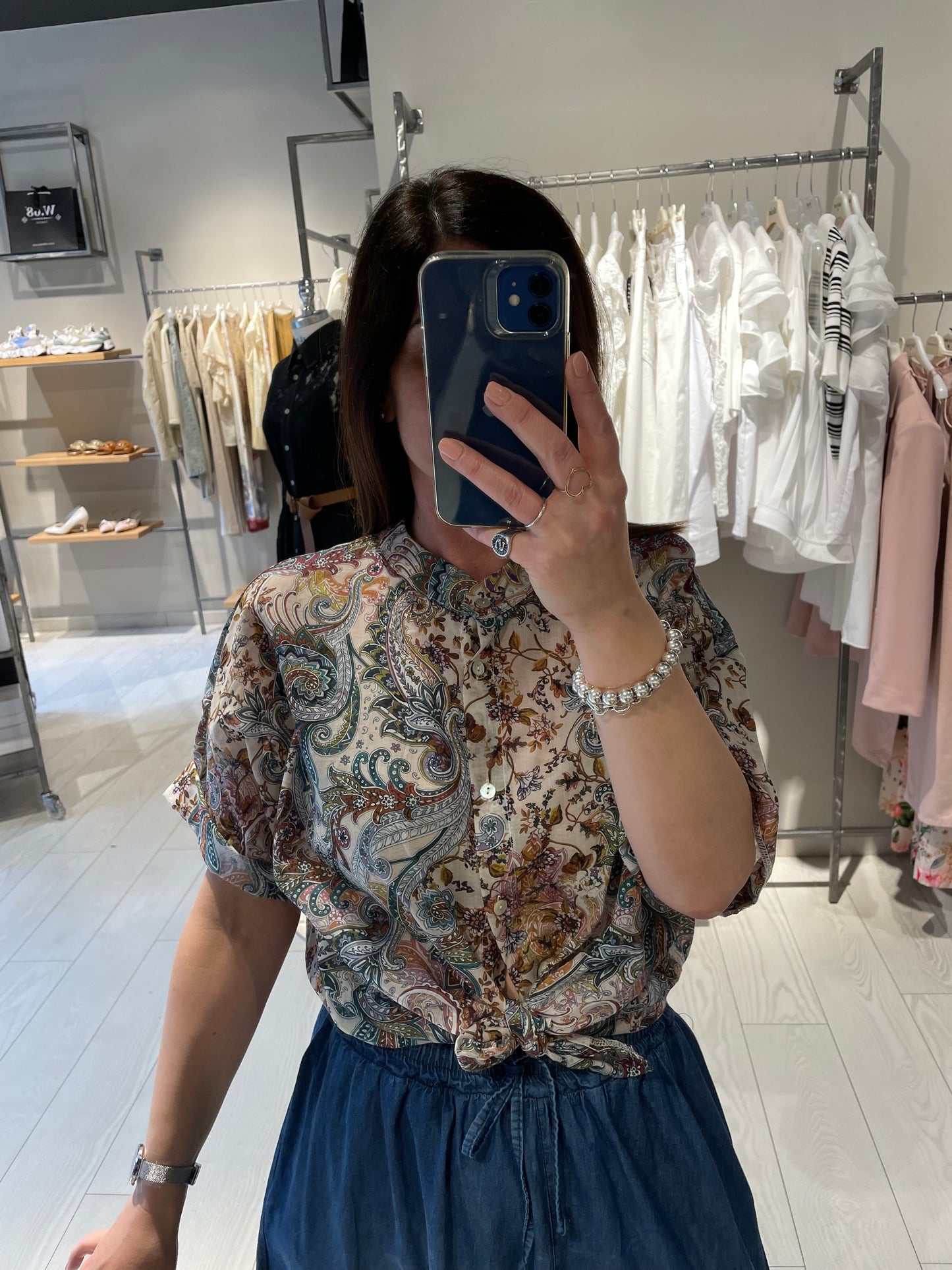 Camicia stampa cachemire Susy Mix