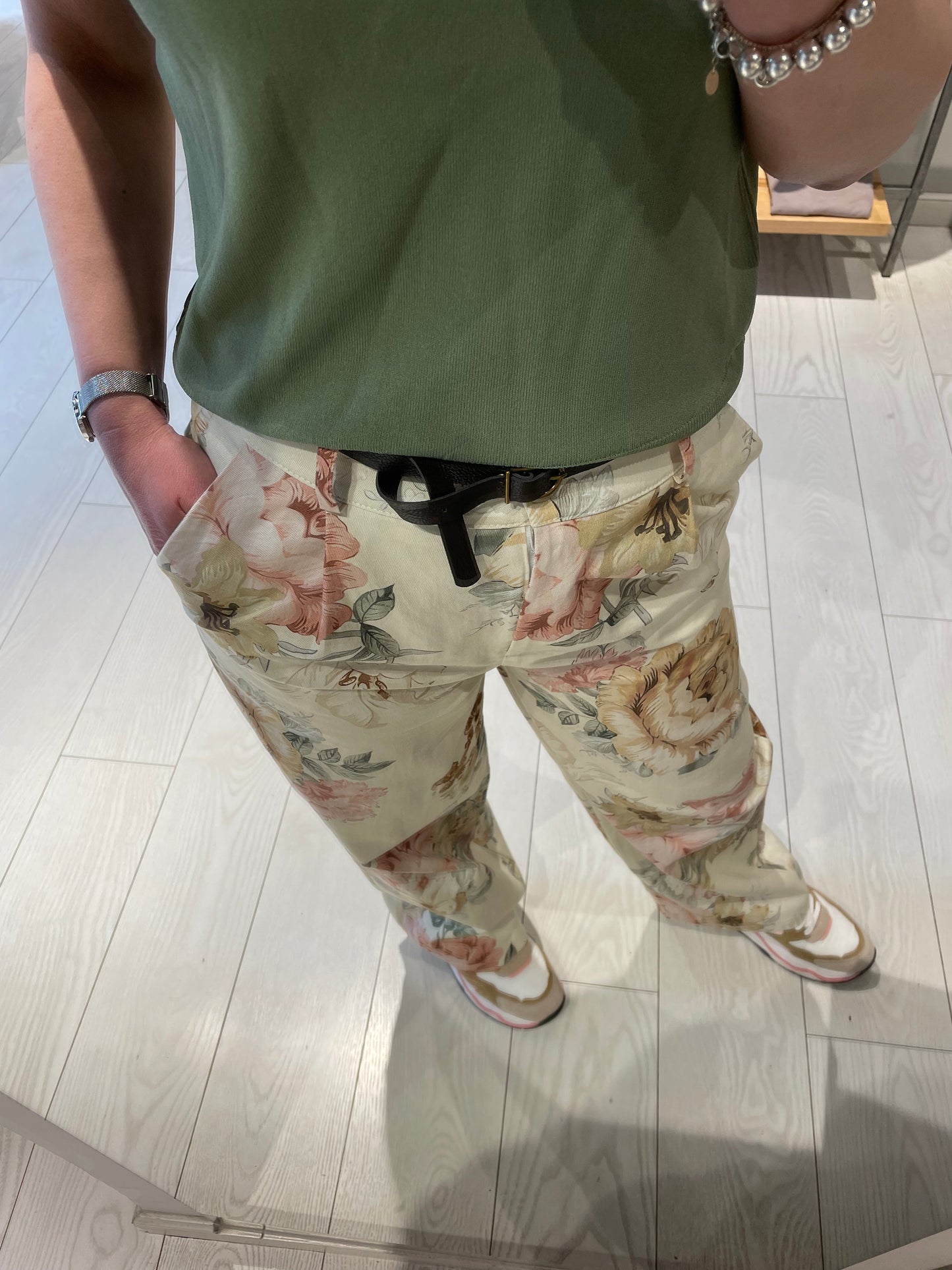 Pantalone fiori Susy Mix