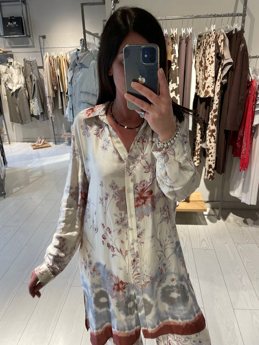 Camicia lunga fantasia