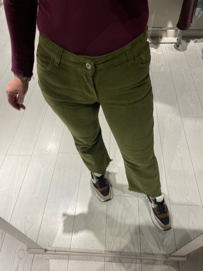 Pantalone flair velluto Dixie