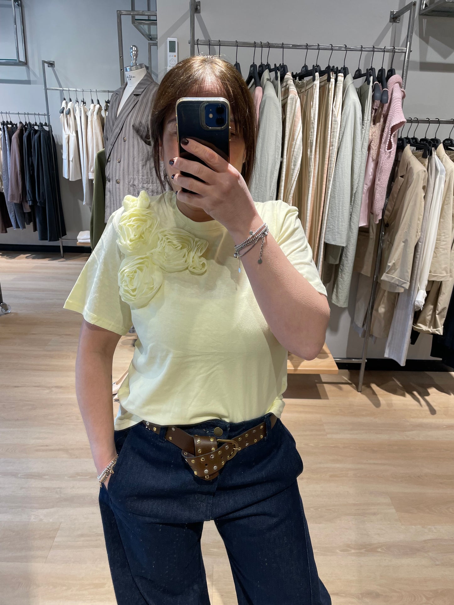 T-shirt  con fiore Susy Mix