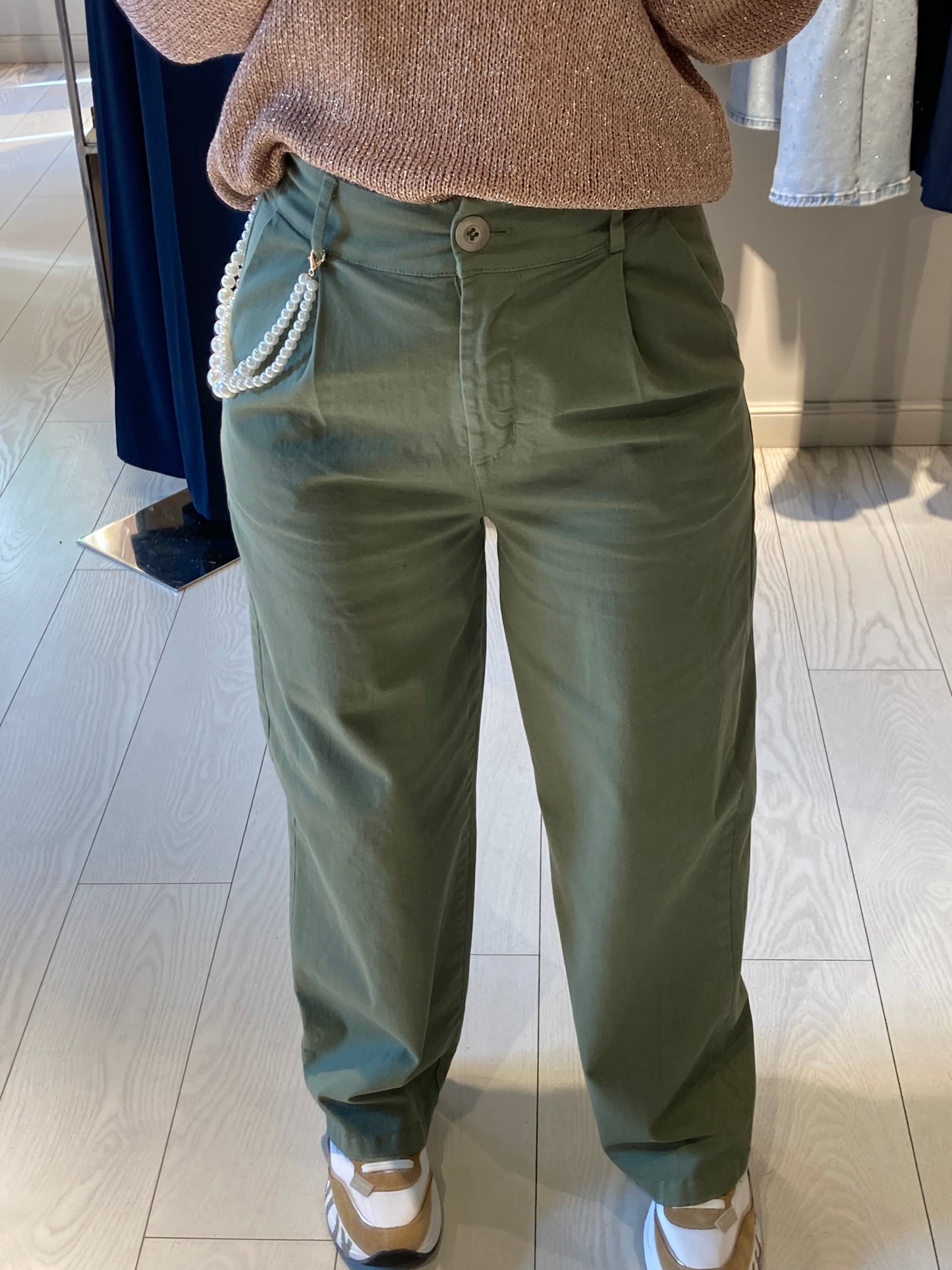 Pantalone con perle Susy Mix