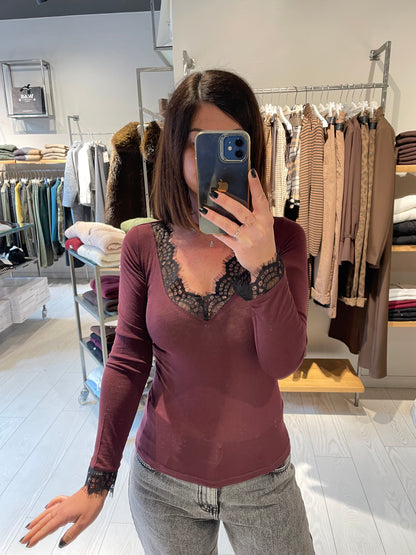 Maglia profilo pizzo Susy Mix