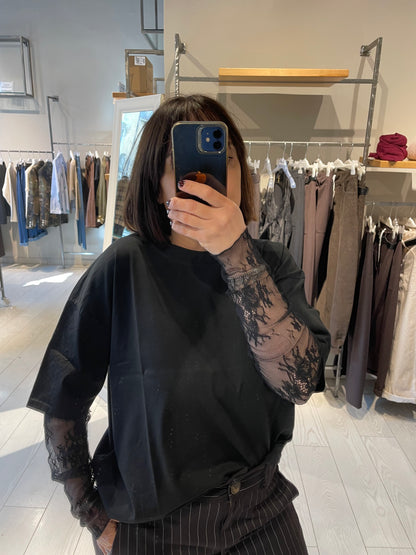 T-shirt maniche pizzo Susy Mix