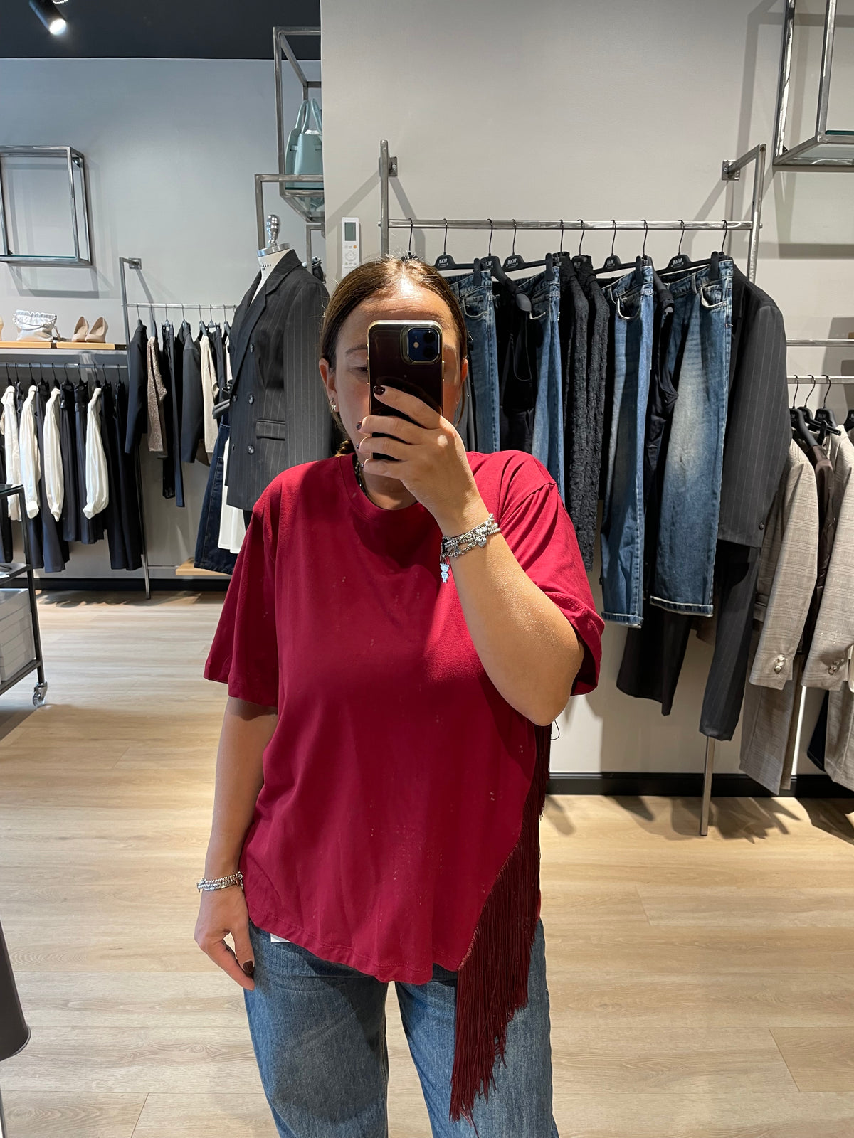 T-shirt c/frange Susymix
