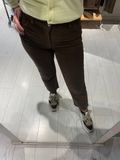 Pantalone skinny velluto Dixie