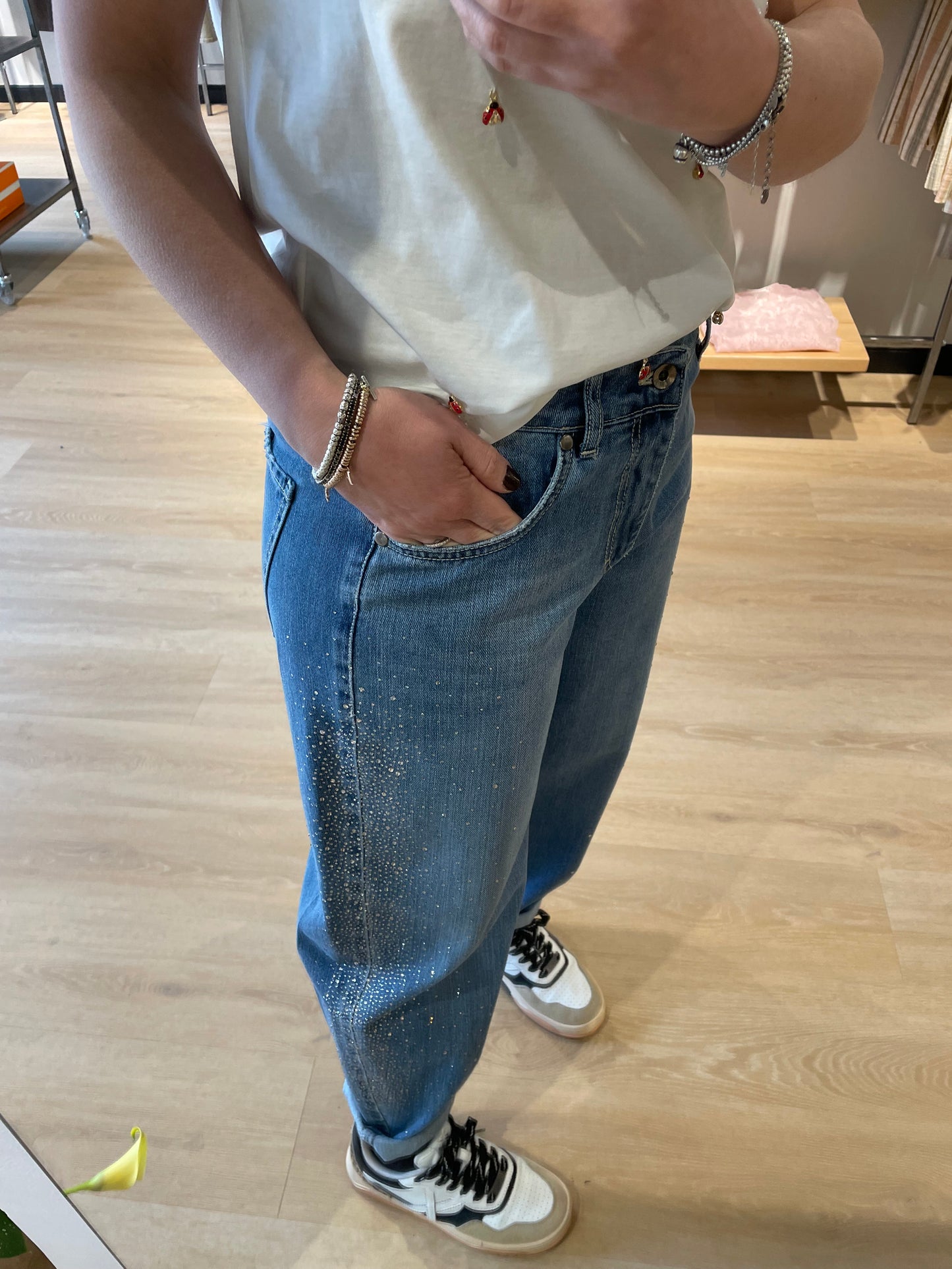 Jeans strass Susy Mix