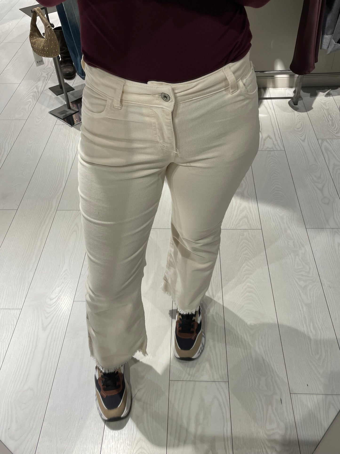 Pantalone flair velluto Dixie