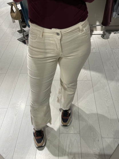 Pantalone flair velluto Dixie