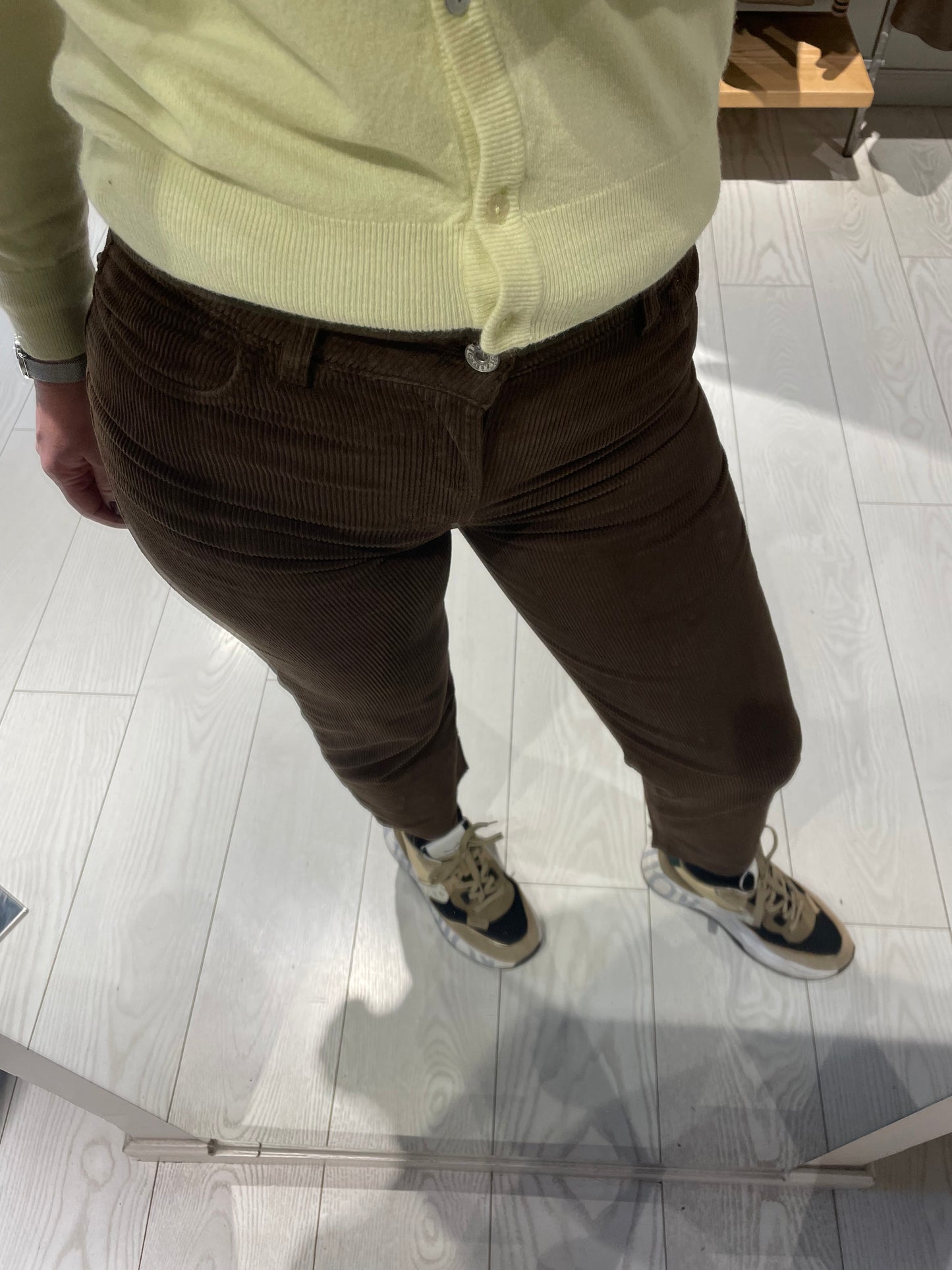 Pantalone skinny velluto Dixie