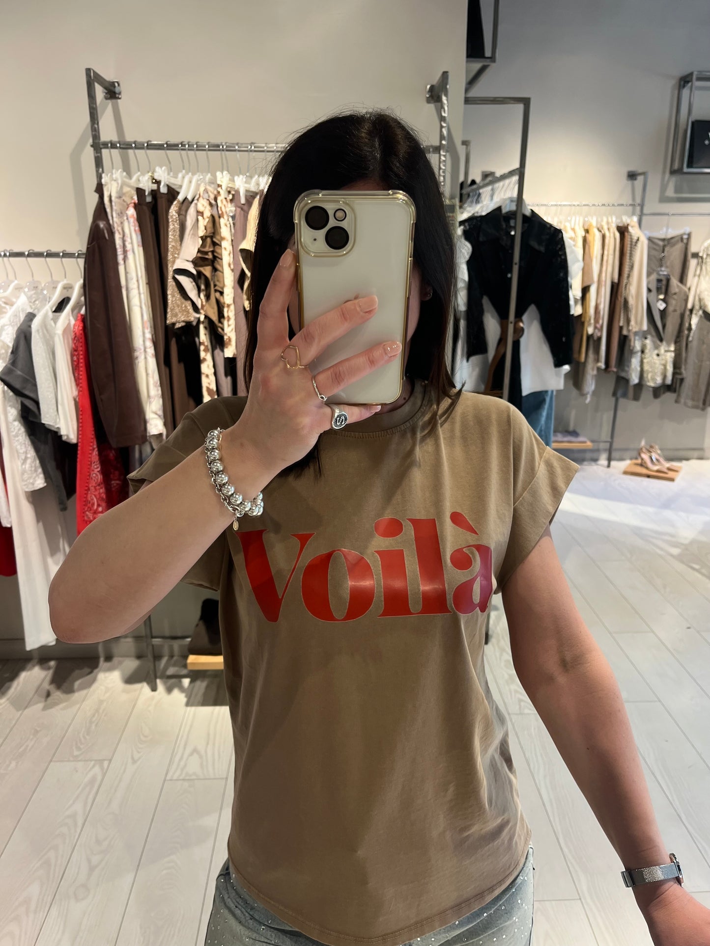 T-shirt scritta Susy Mix