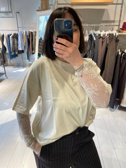 T-shirt maniche pizzo Susy Mix