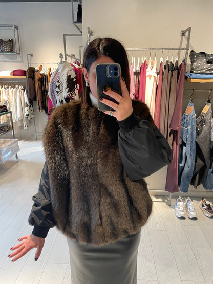 Bomber con pelliccia Susy Mix