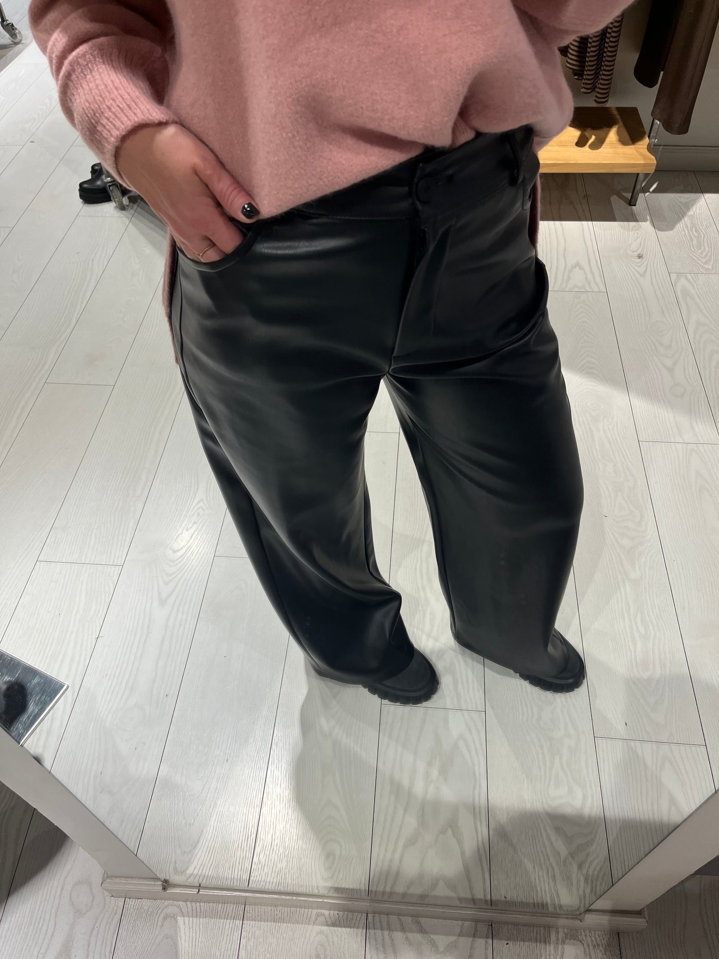 Pantalone ecopelle Dixie