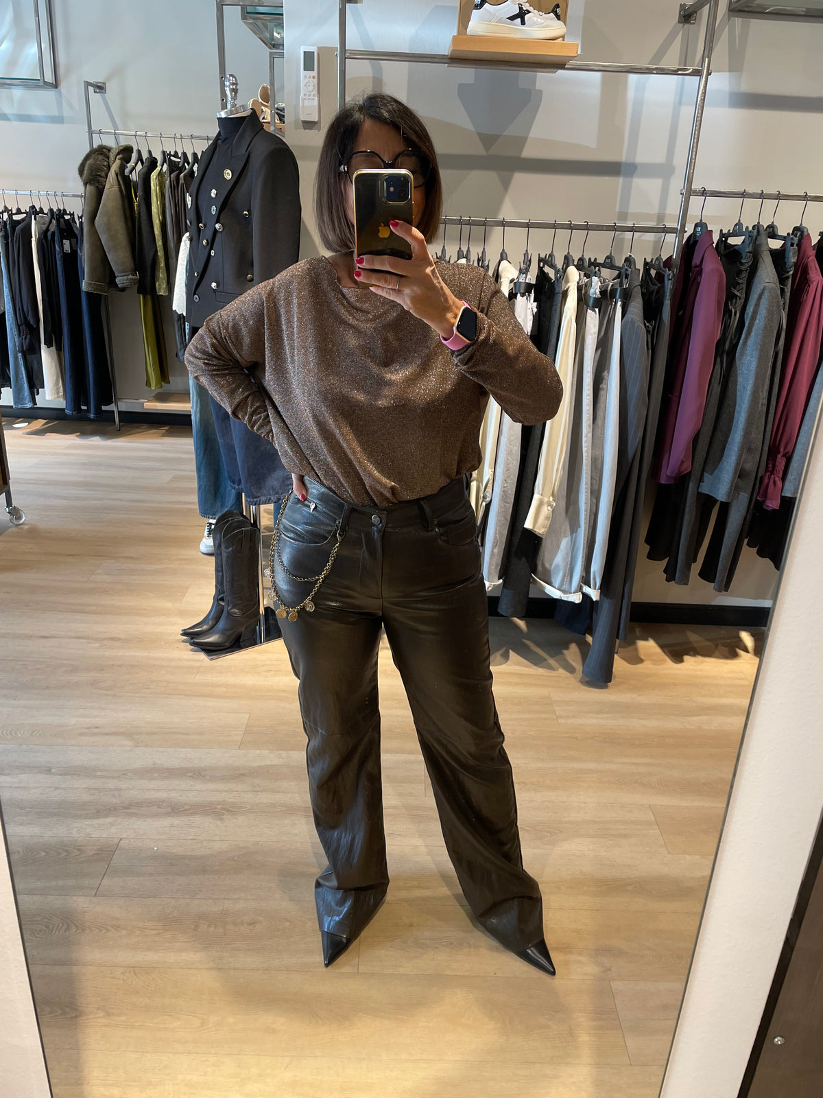 Pantalone ecopelle Philia Loft