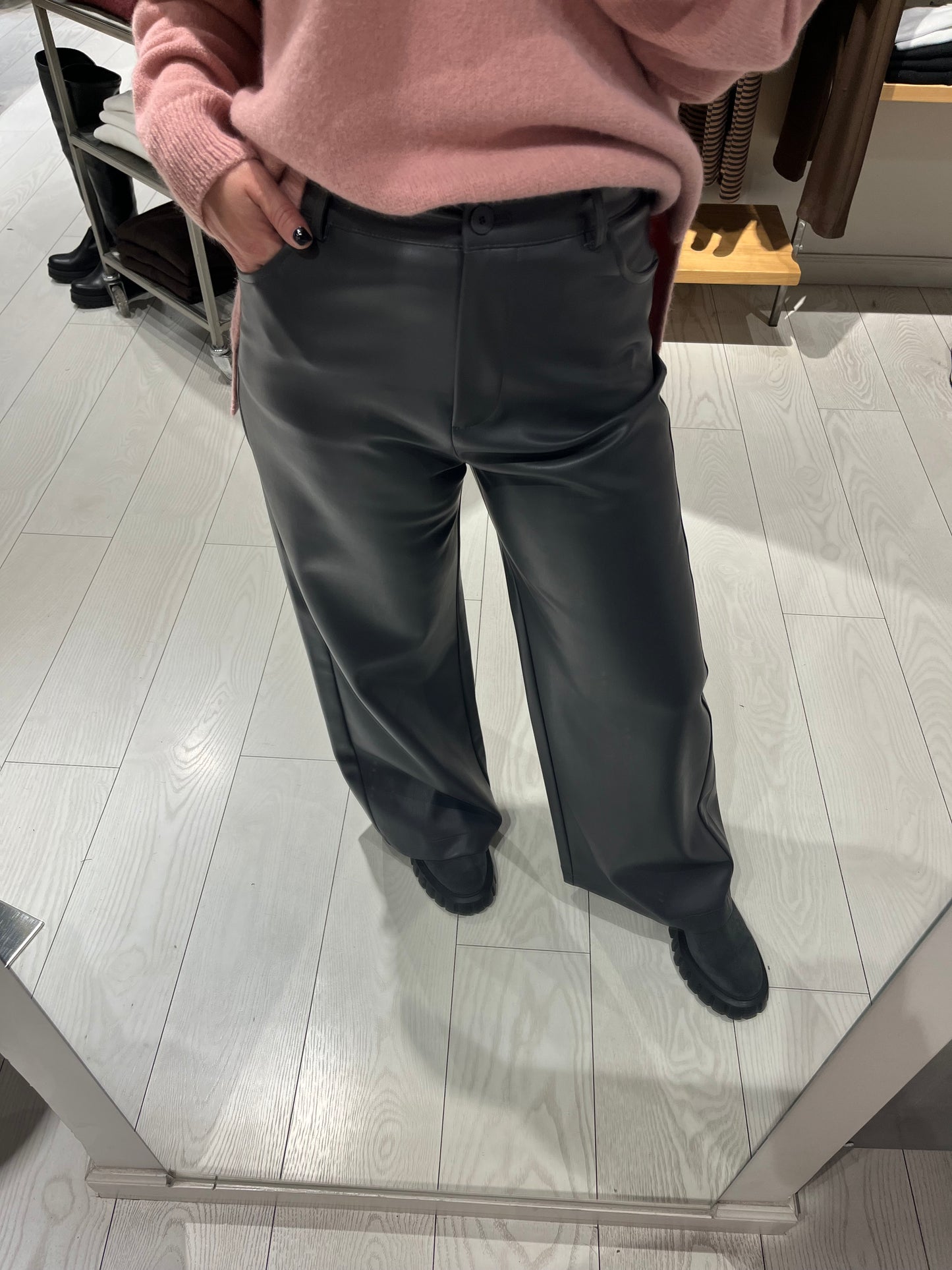 Pantalone ecopelle Dixie