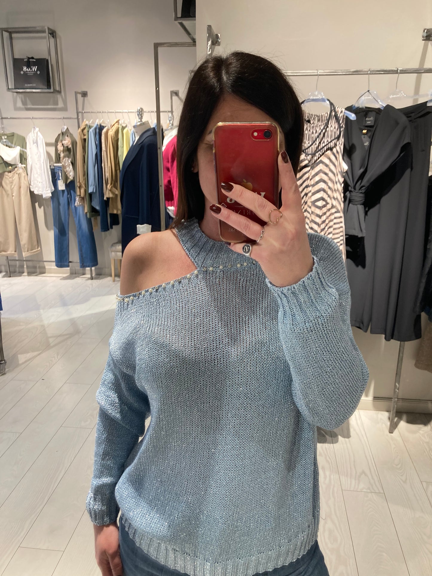 Maglia cut out strass Susy Mix