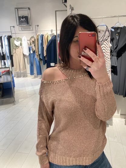 Maglia cut out strass Susy Mix