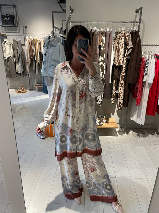 Camicia lunga fantasia