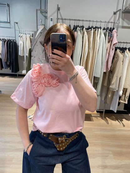 T-shirt  con fiore Susy Mix