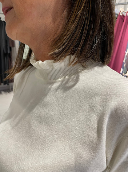 Maglia collo rouches Have One