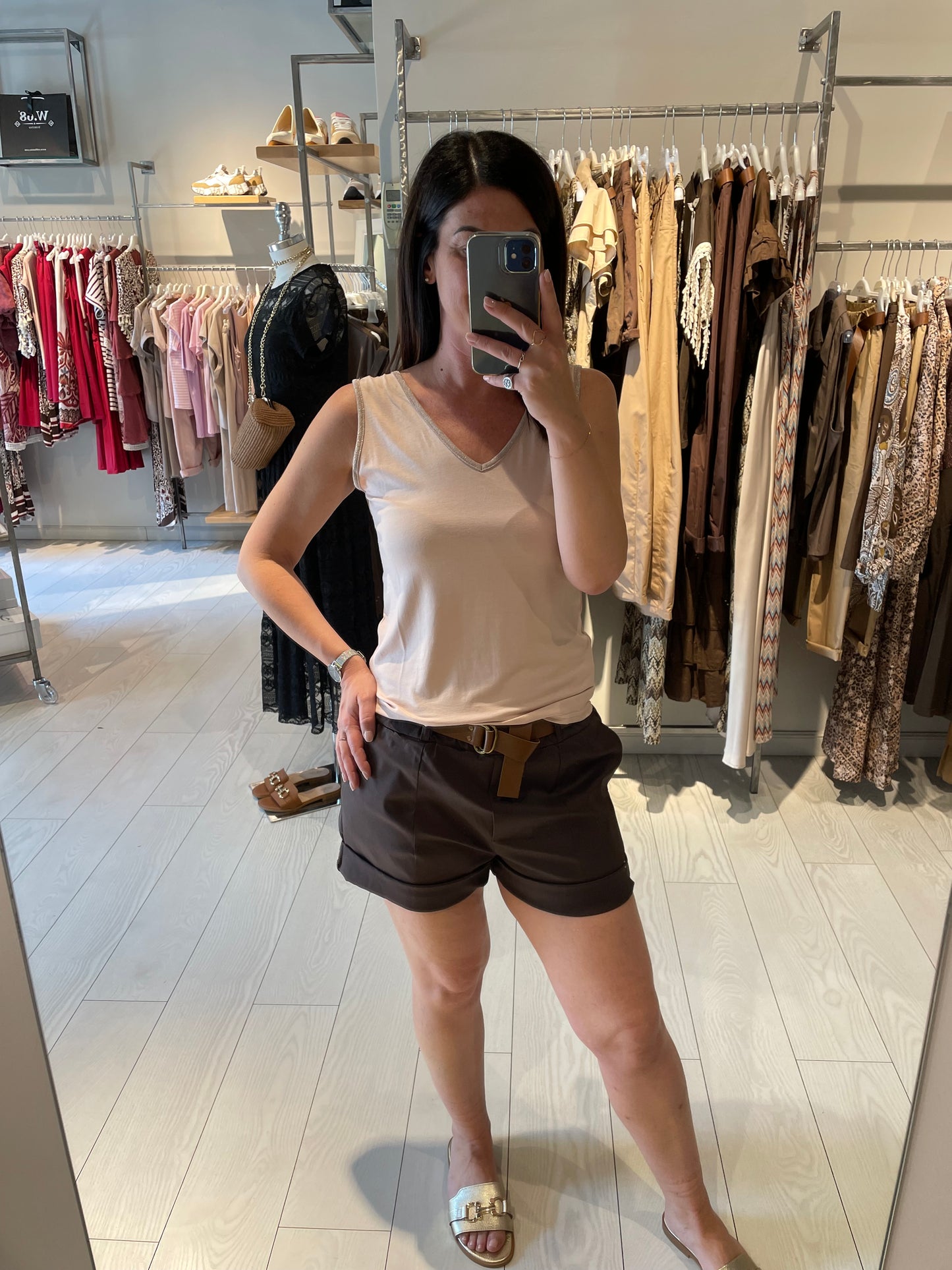 Short con cintura Susy Mix