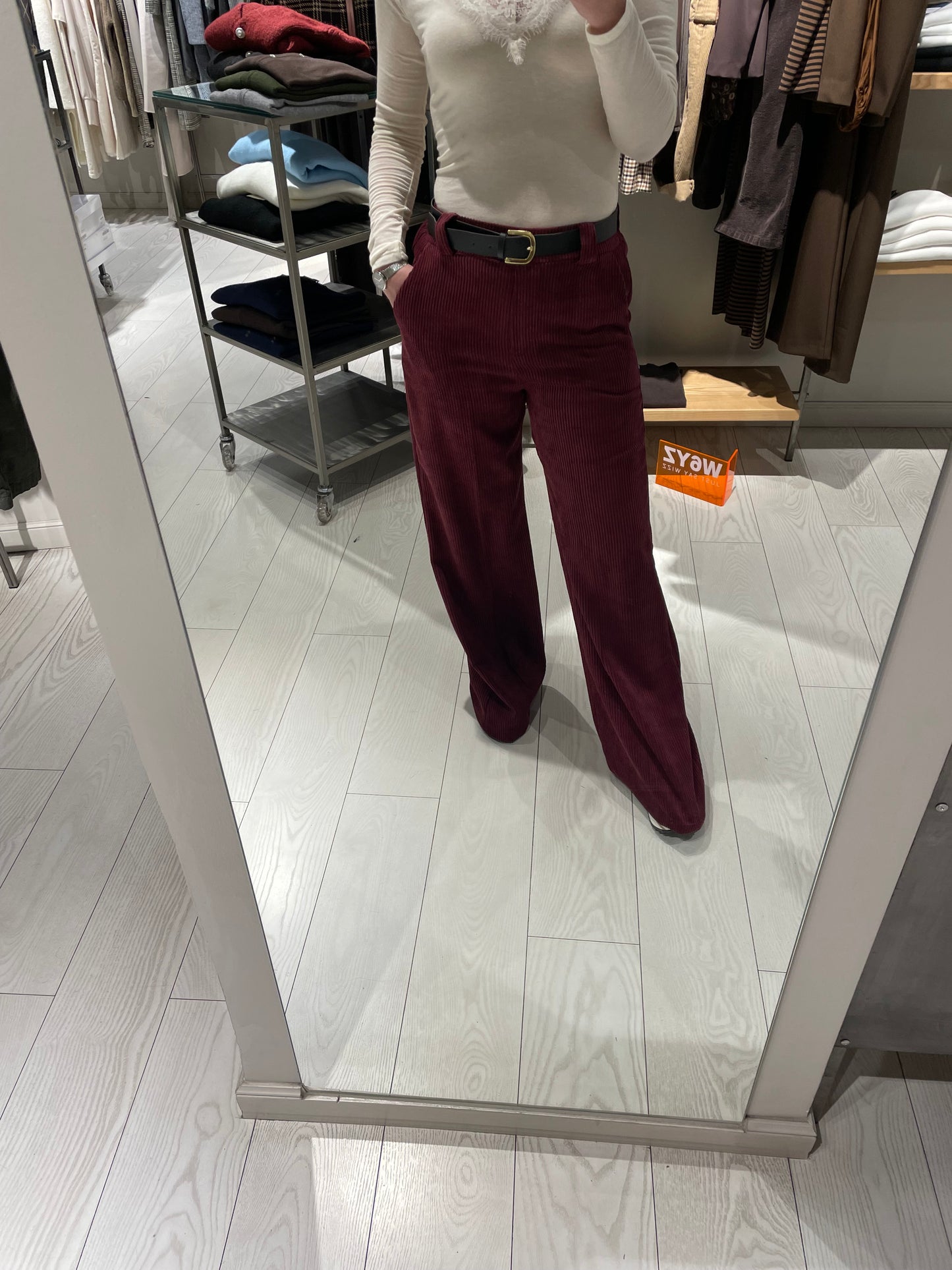Pantalone palazzo velluto Susy Mix