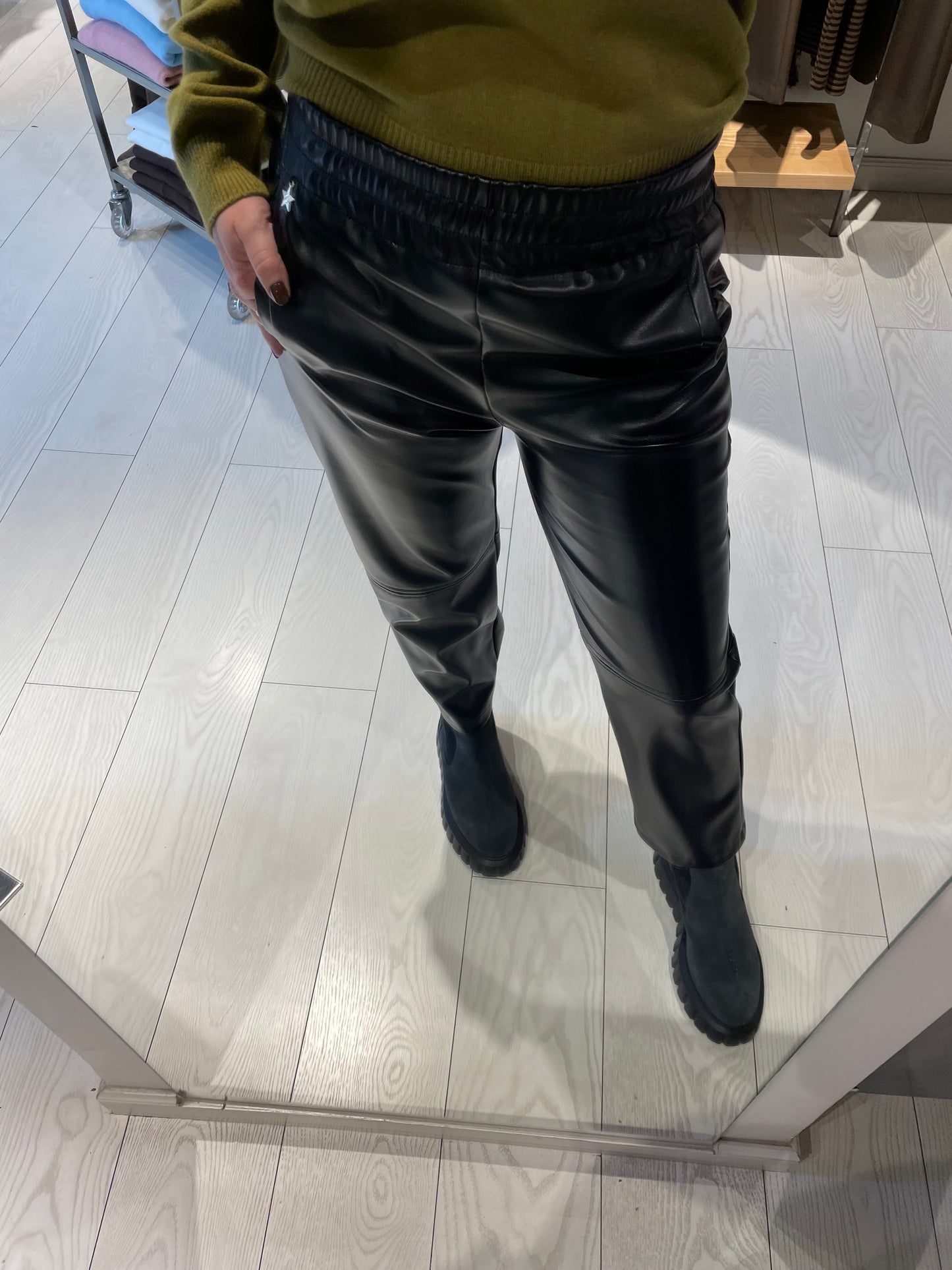 Pantalone ecopelle souvenir