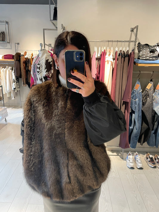 Bomber con pelliccia Susy Mix