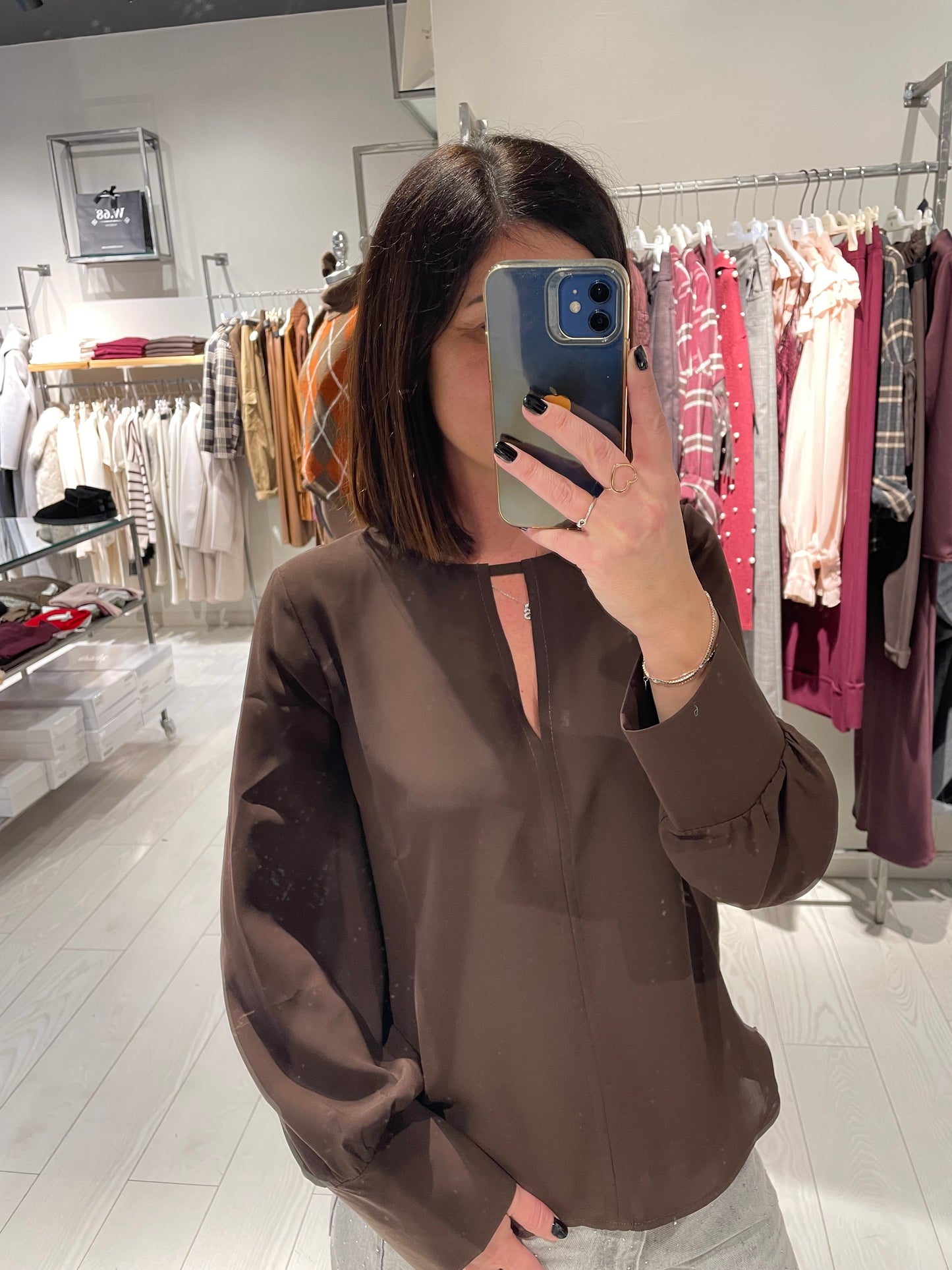 Camicia scollo V Susy Mix