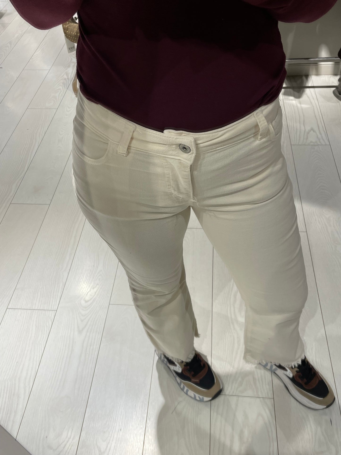 Pantalone flair velluto Dixie